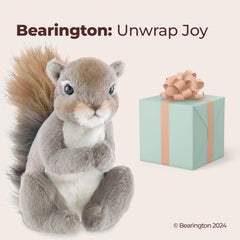 Bearington Lil' Peanut Squirrel gift-ready plush for kids