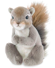 Bearington Lil' Peanut Squirrel plush closeup showing soft fur for gentle cuddles