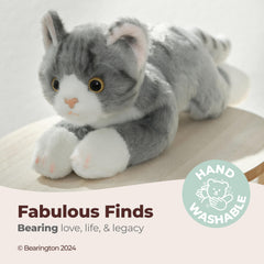 Bearington Lil' Socks cuddly floppy body for easy holding.