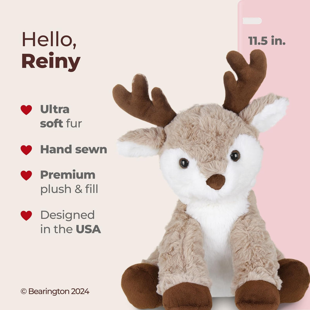 Bearington Reiny close-up of soft plush fur and scruffy texture.