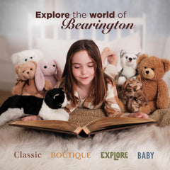 Remington teddy bear in gift-ready packaging for anniversaries or celebrations.