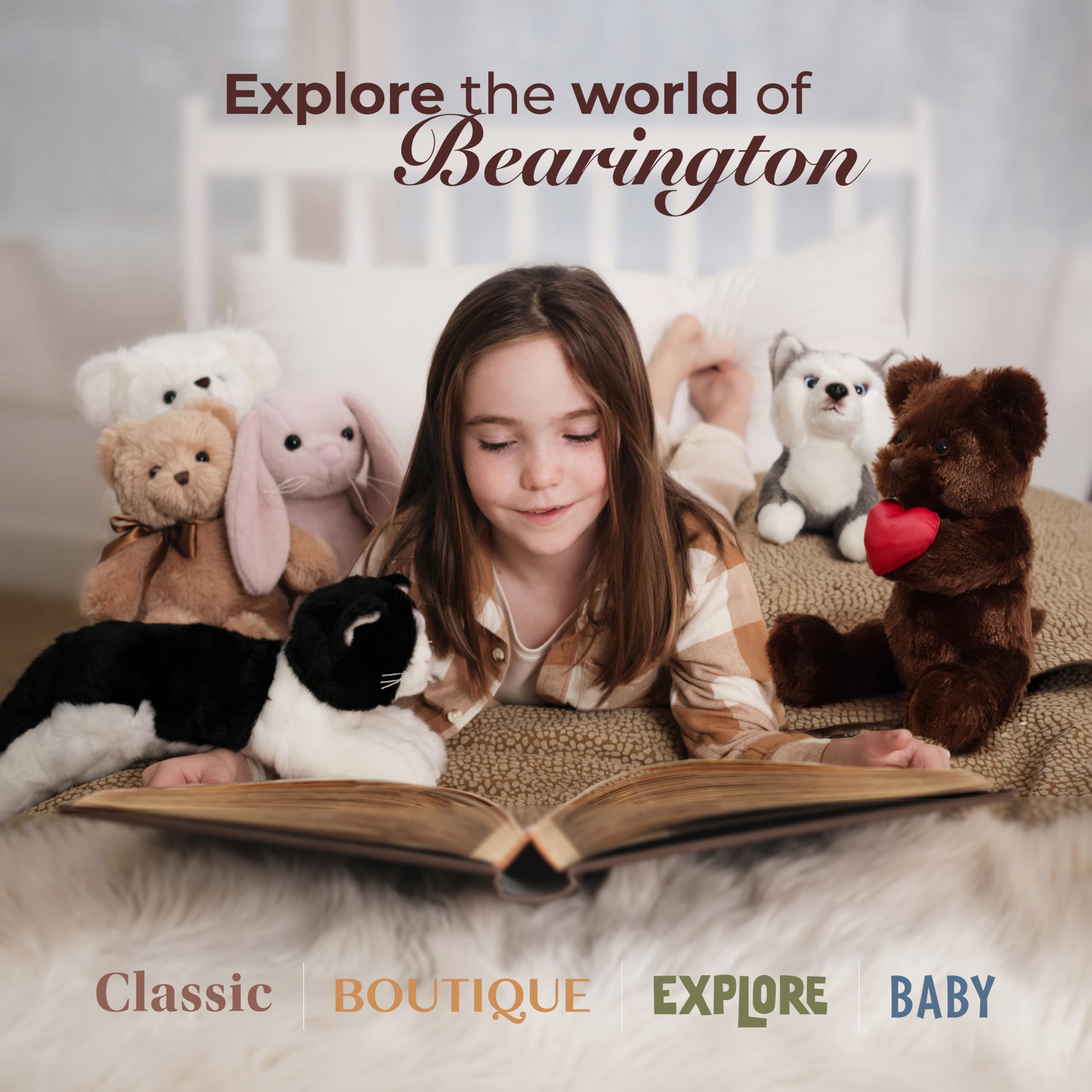 9.5-inch Remington size makes a versatile cuddle companion for memories.
