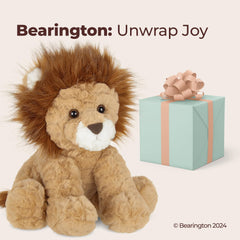 Full 11-inch lion plush, ideal for bedtime and playtime.