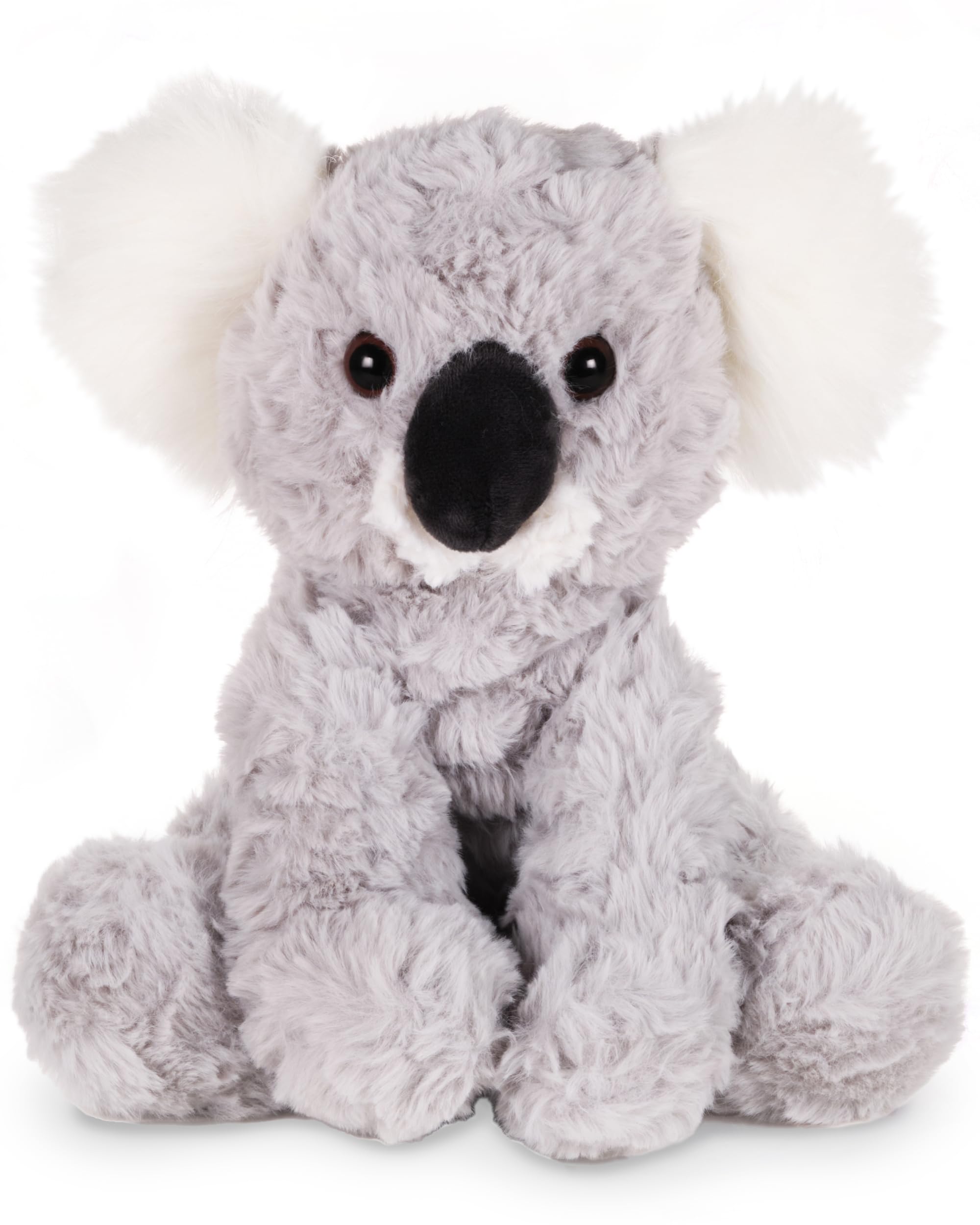 Bearington Sydney koala plush with soft gray fabric for cozy cuddles