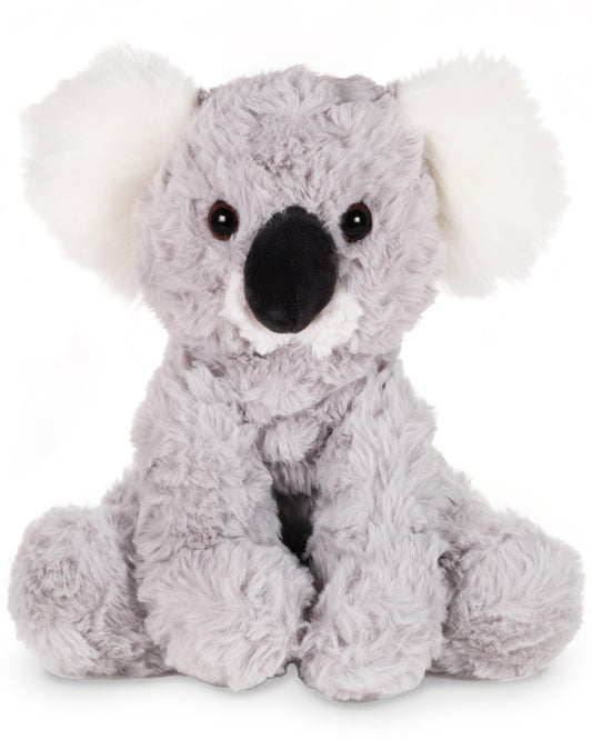 Bearington Sydney koala plush with soft gray fabric for cozy cuddles