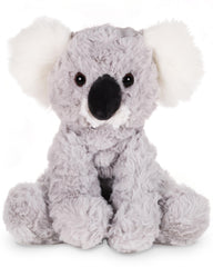 Bearington Sydney koala plush with soft gray fabric for cozy cuddles