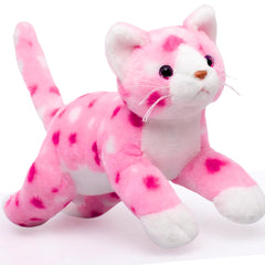 Bearington Valentine Kitty pink heart plush, a 9-inch cuddle buddy for kids and collectors.