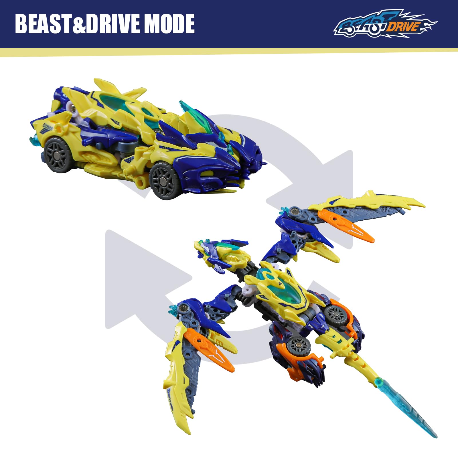 BD-11 in drive mode ready for dynamic racing-inspired poses