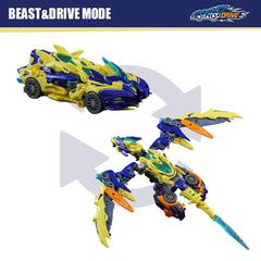 BD-11 in drive mode ready for dynamic racing-inspired poses