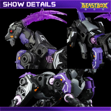 BEASTBOX Dimmuborgir articulated joints let you pose it easily.