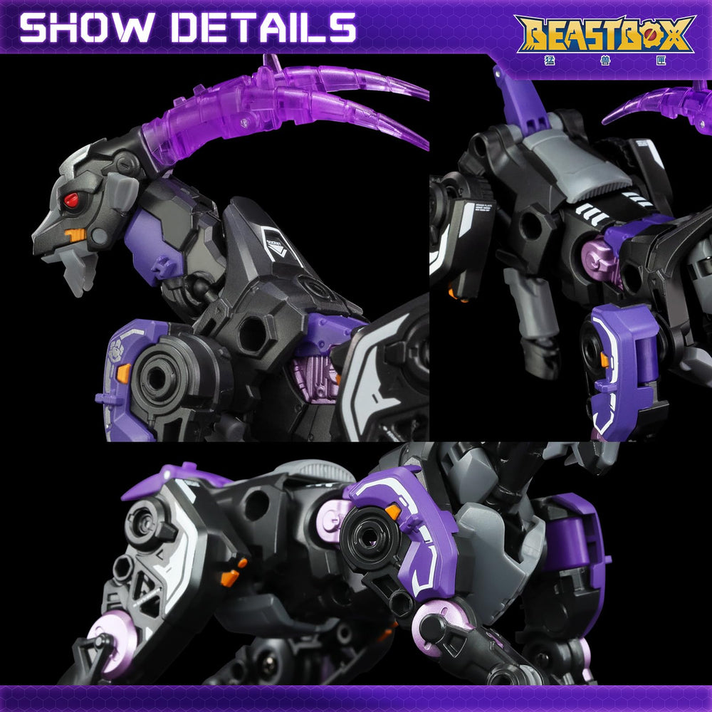 BEASTBOX Dimmuborgir articulated joints let you pose it easily.