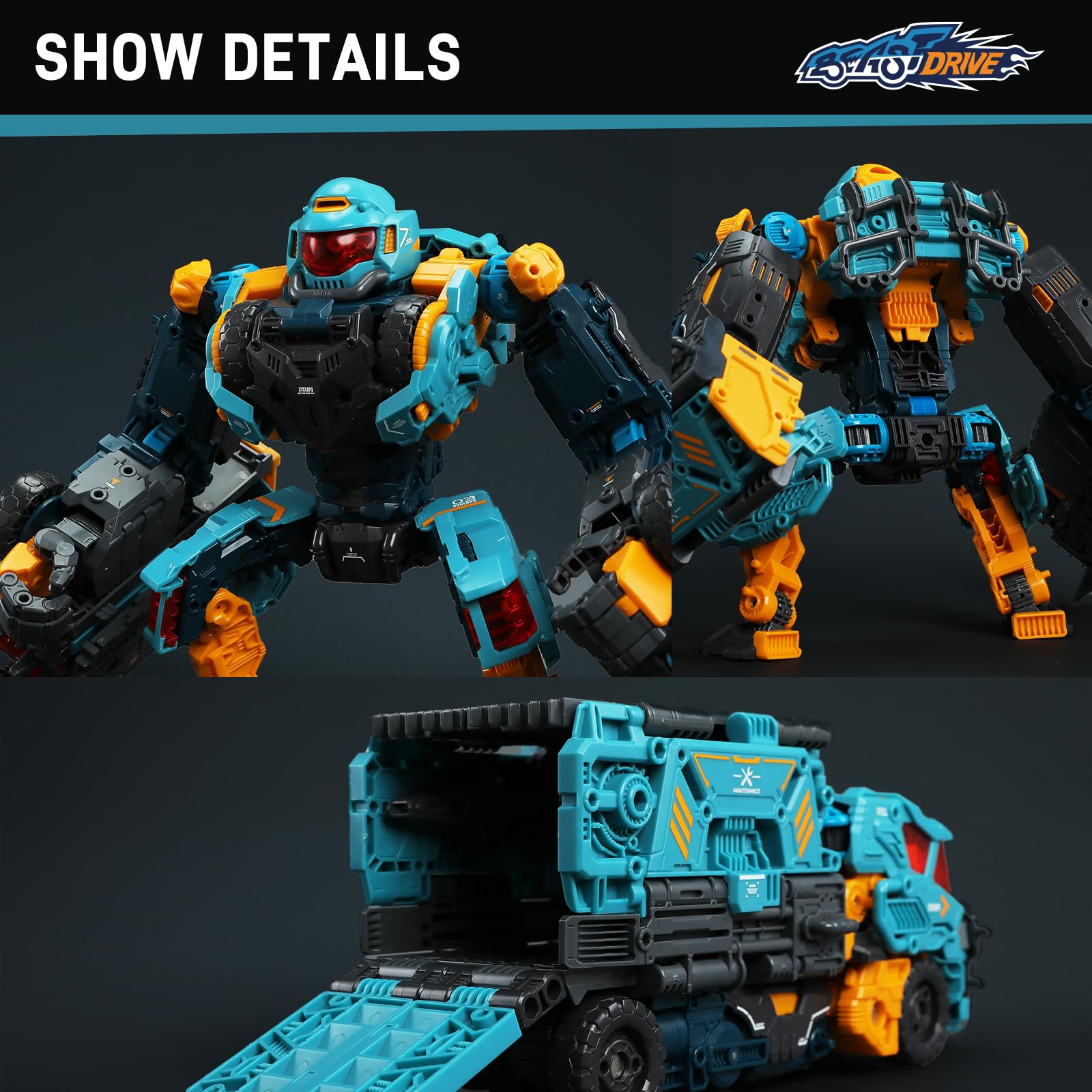 BEASTDRIVE Cyclops skeleton with adjustable joints for poses