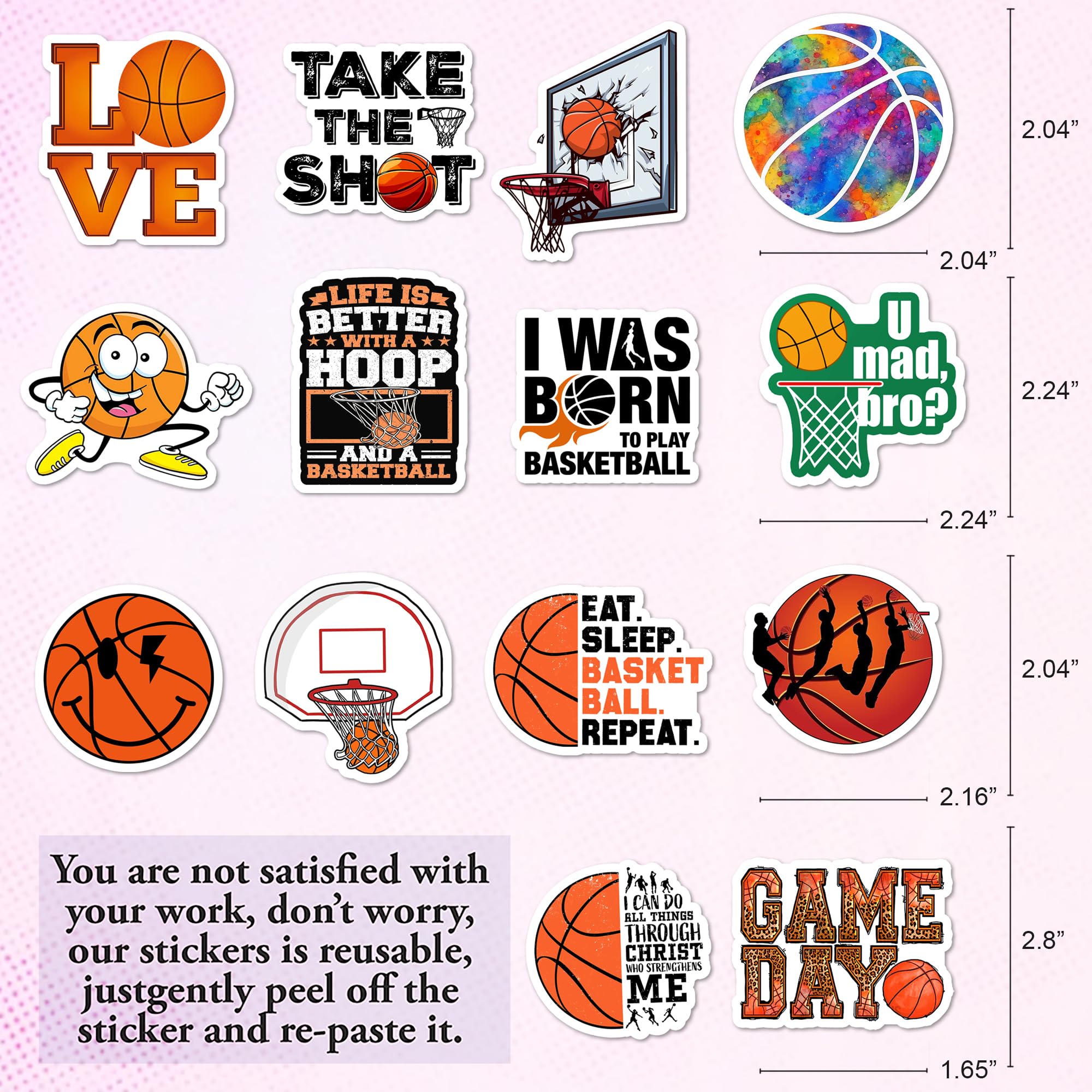 BEATRI basketball sticker applied to water bottle adds color and resilience