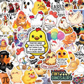 Beatri chicken sticker design 01 on laptop, durable and long-lasting
