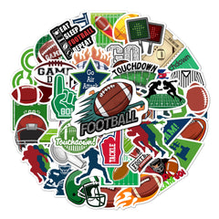 BEATRI football stickers helmet design add sporty flair to gear and lockers