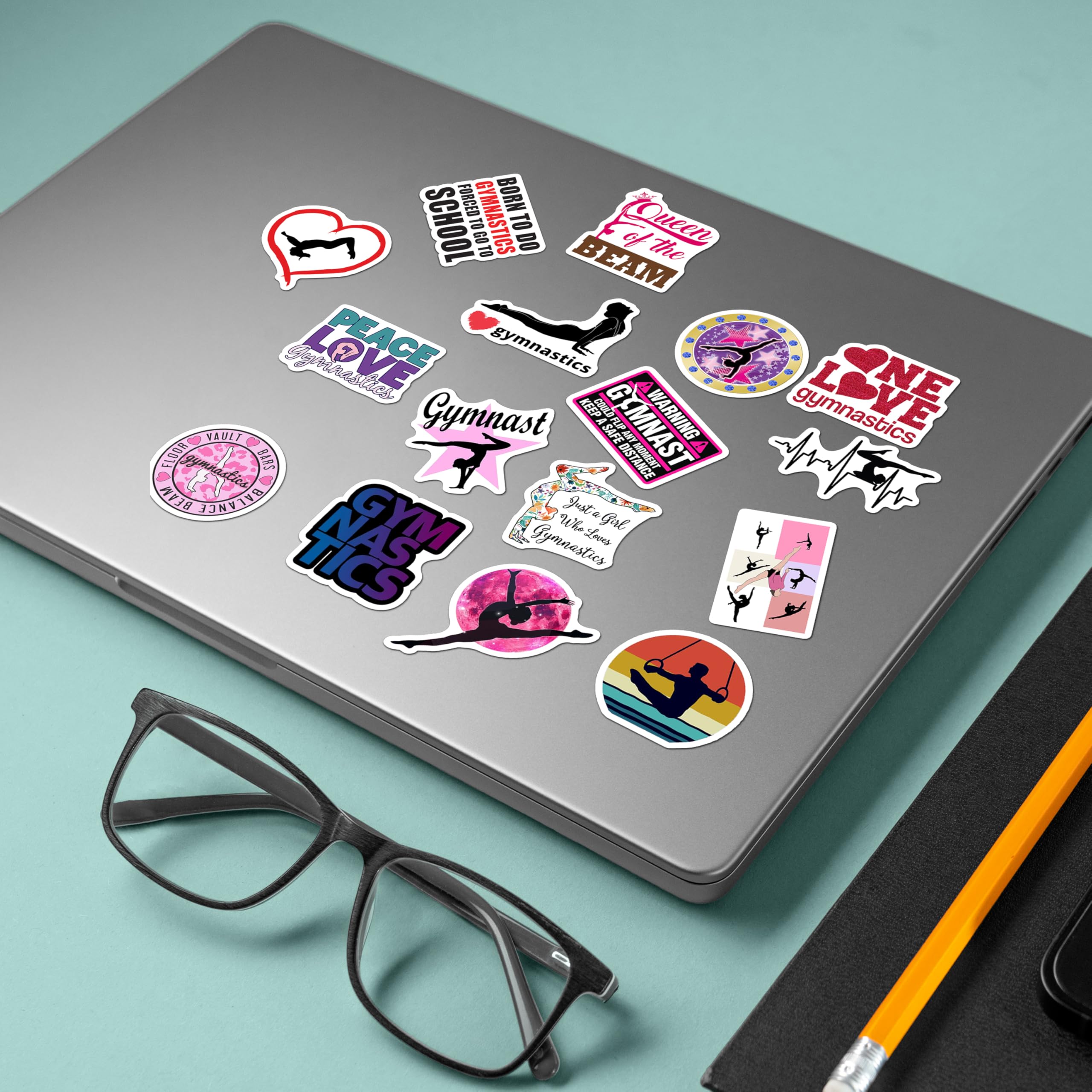BEATRI Gymnastics Stickers with durable vinyl withstands outdoor use