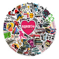 BEATRI ice hockey stickers pack cover displaying 50 unique designs for laptop customization.