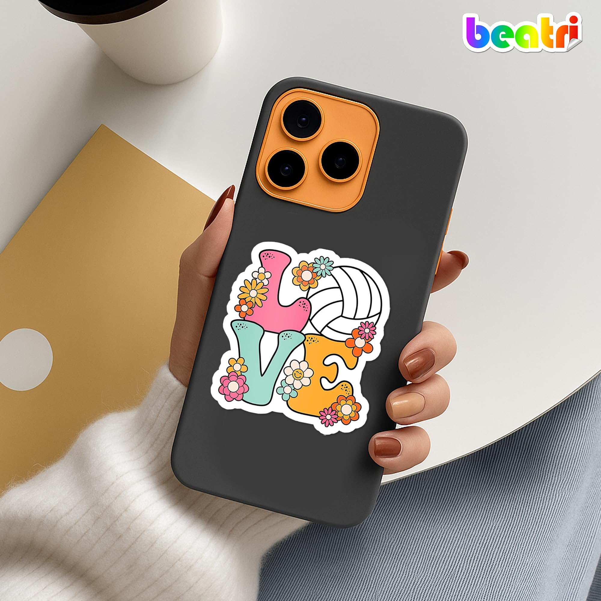 Beatri high-quality vinyl decals endure daily wear on gear.