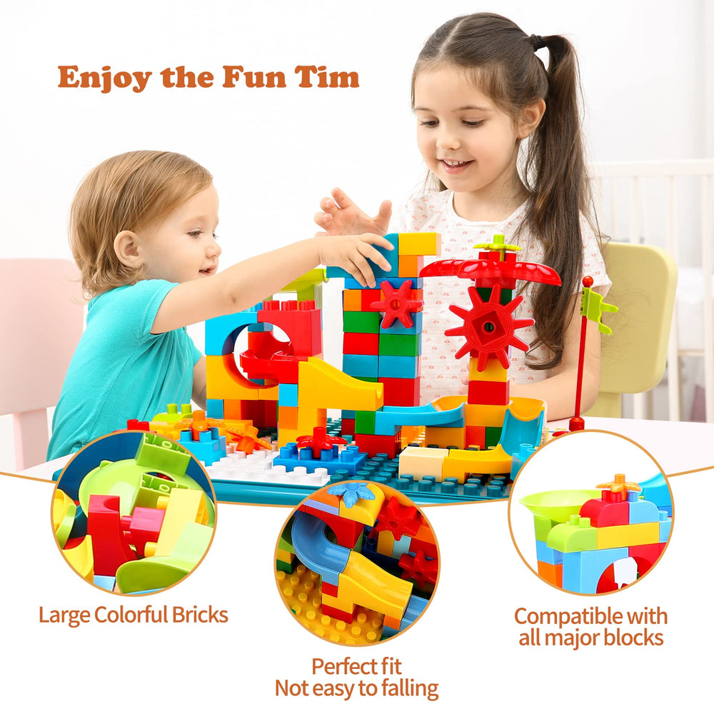 BEAURE sturdy legs with non-slip stickers stabilize the table during play