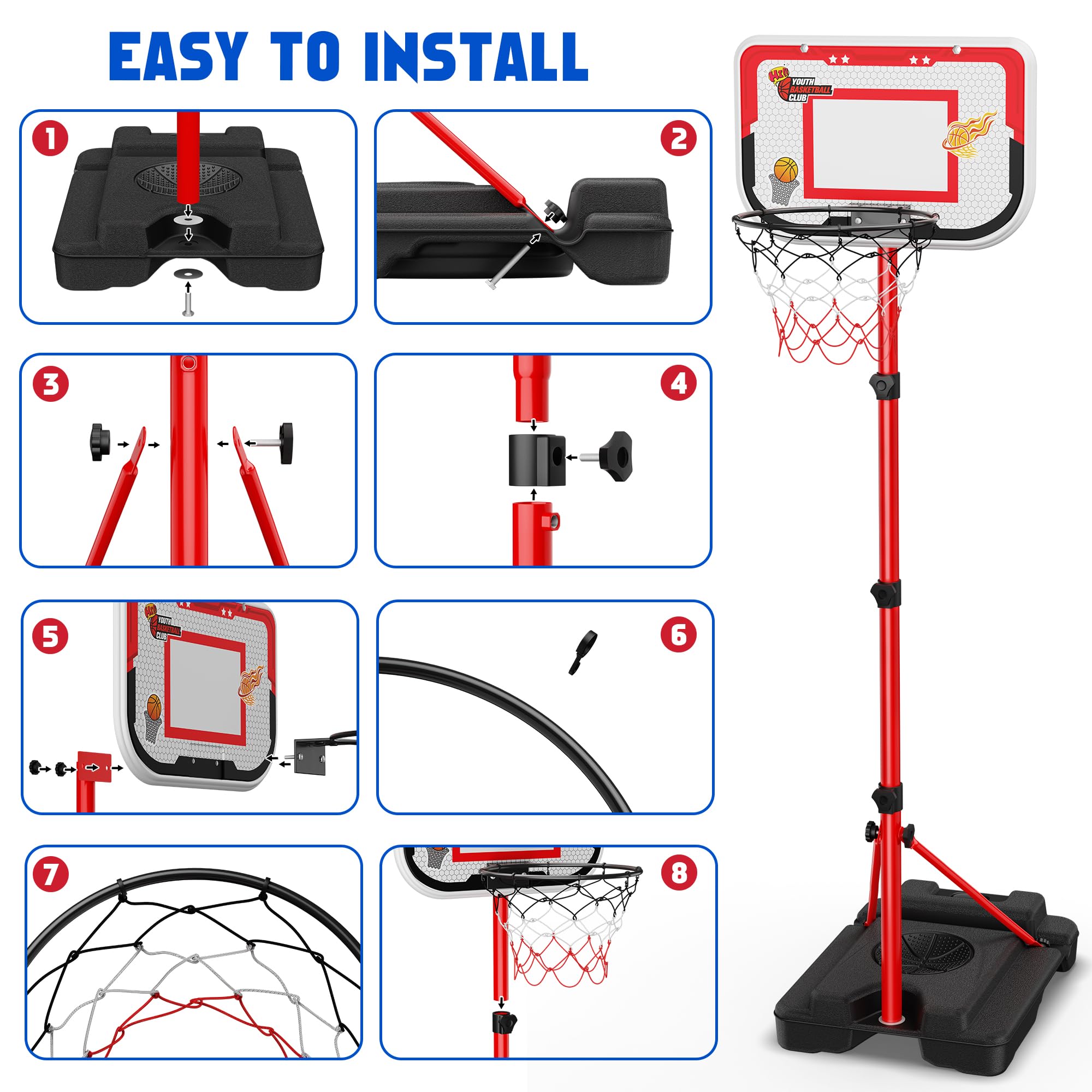 Beauwow T Ball stand with bat and balls enabling beginner swings
