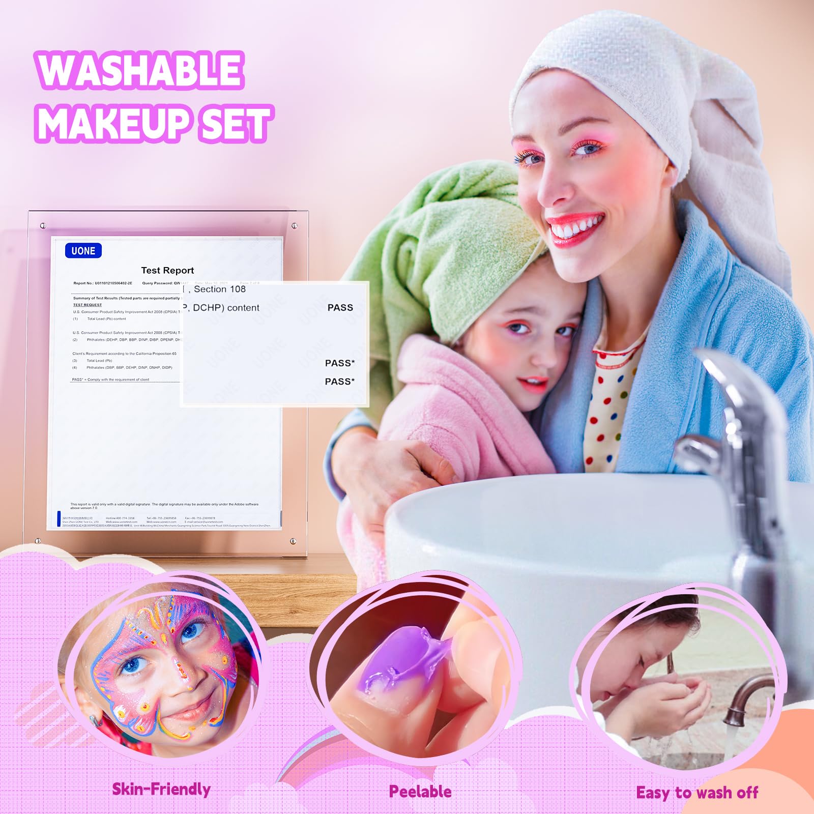 Beayuck gift-ready makeup kit perfect for Christmas or birthdays.