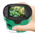 BEBANG 1000X handheld microscope front view highlighting a compact kid-friendly design for curious exploration