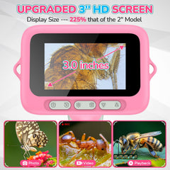 BEBANG 100x-1000x zoom for detailed insect and texture viewing