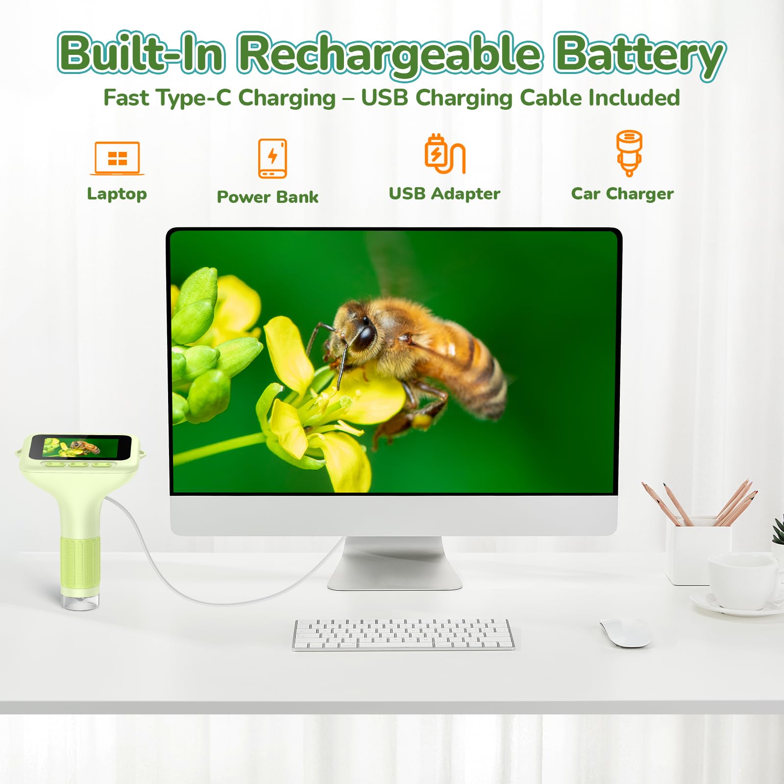 BEBANG built-in 32GB storage enables quick capture and storage