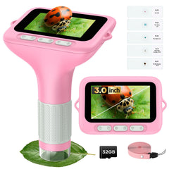 BEBANG 3in screen digital microscope front display for real-time exploration