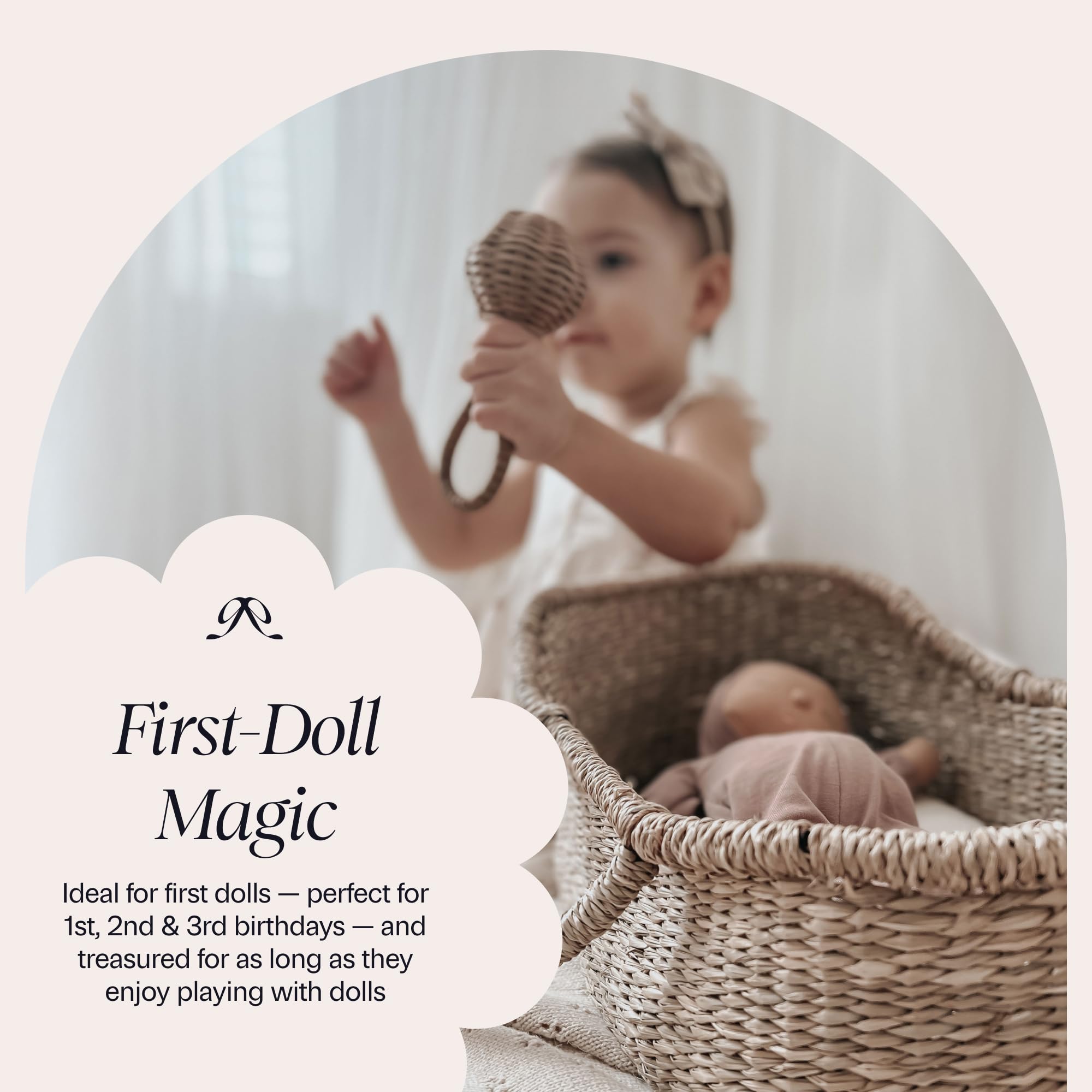 100% handmade and fair trade BEBE BASK item reflects thoughtful craftsmanship