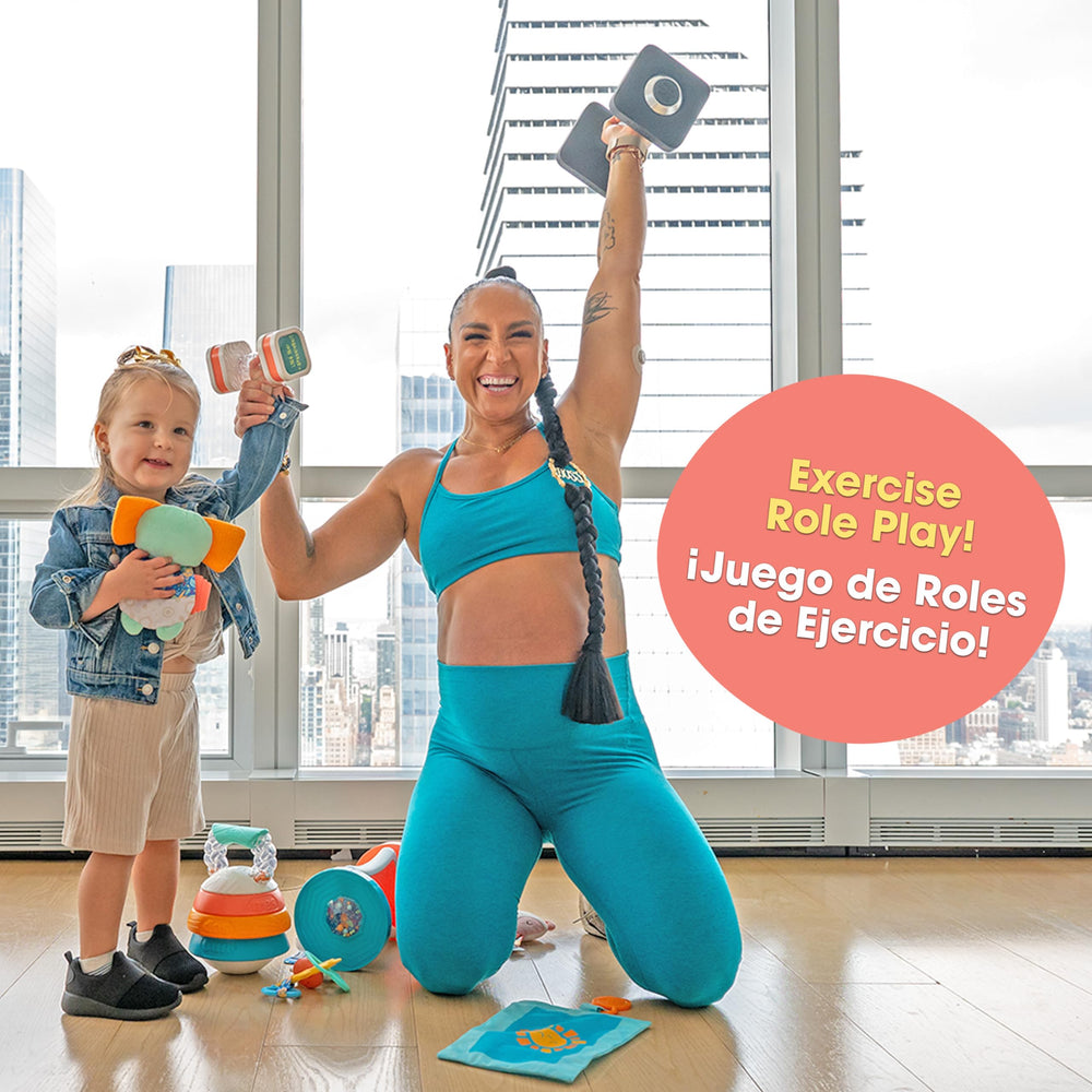 BEBÉ FUERTE bilingual packaging with playful phrases