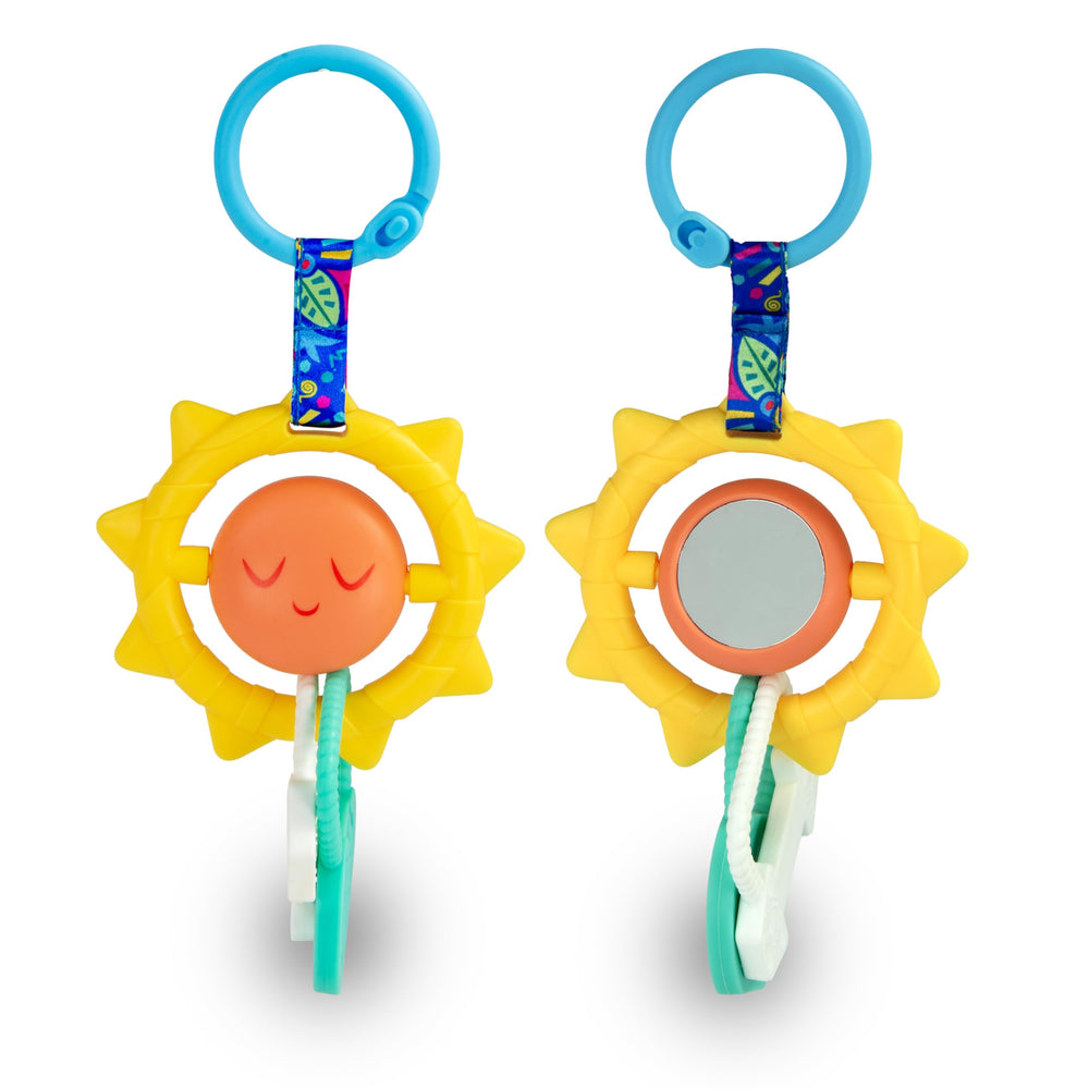 BEBÉ FUERTE Strong & Sunny clip-on sun toy for on-the-go engagement