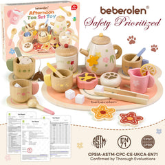 Beberolen bear-tray design creates a cute centerpiece for pretend parties