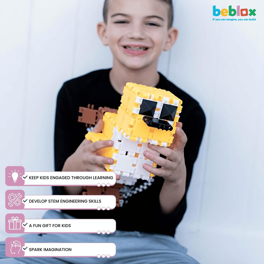 BEBLOX bright colors capture attention and spark storytelling during playtime