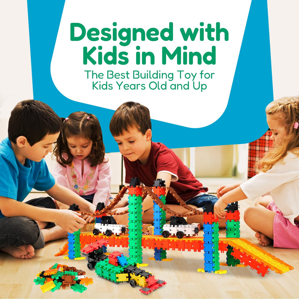 BEBLOX classroom scene showing teamwork building a shared model.