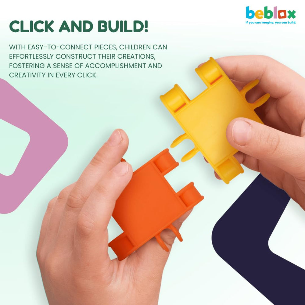 BEBLOX durable non-toxic materials ensure safe, long-lasting play experiences