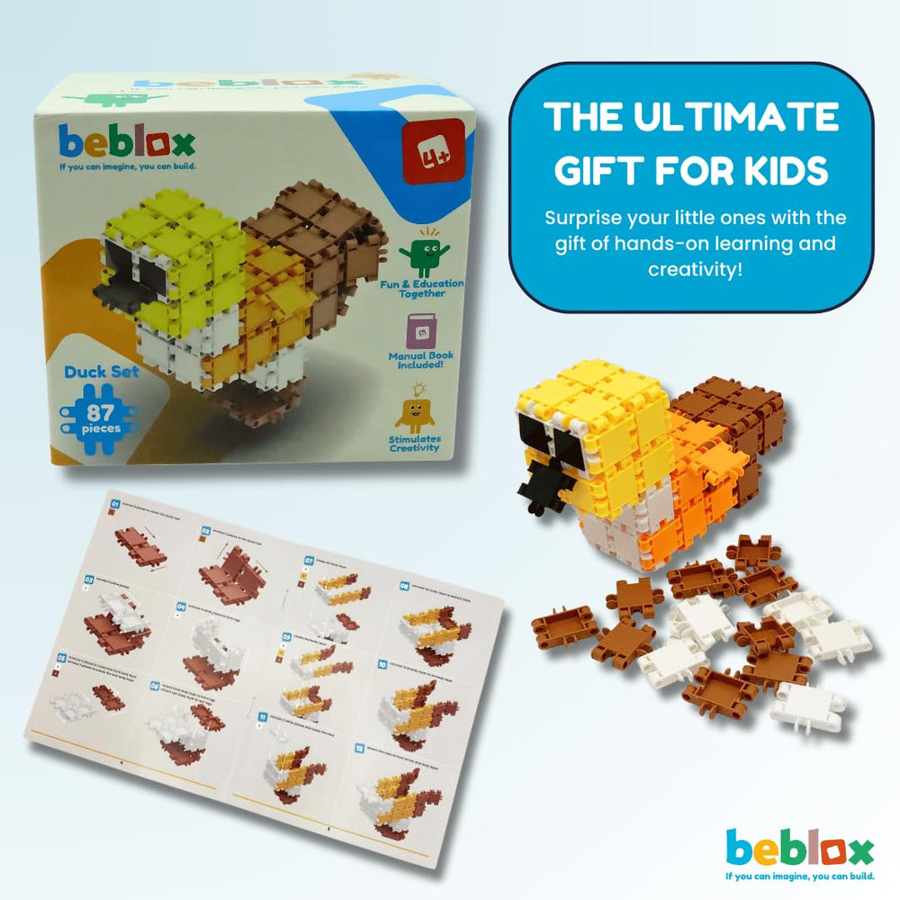 BEBLOX sets are ideal for family play and collaborative learning