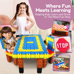 BEBLOX non-toxic BPA-free materials ensure safe imaginative building.