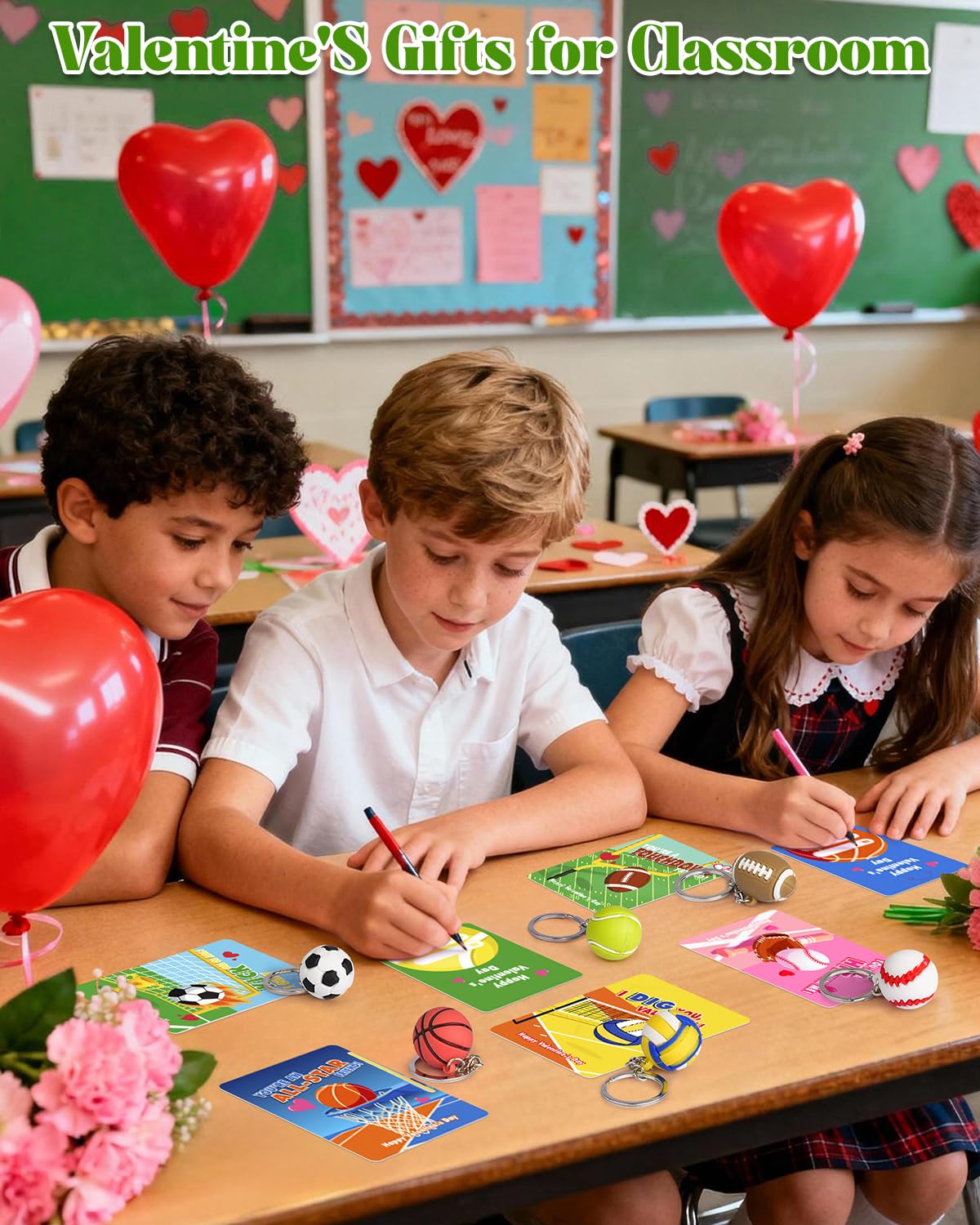 BebouToye classroom gift exchange ideas with sport keepsakes.
