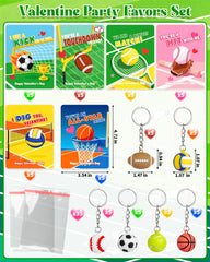 BebouToye writable sports cards, ideal for personalized Valentine messages.