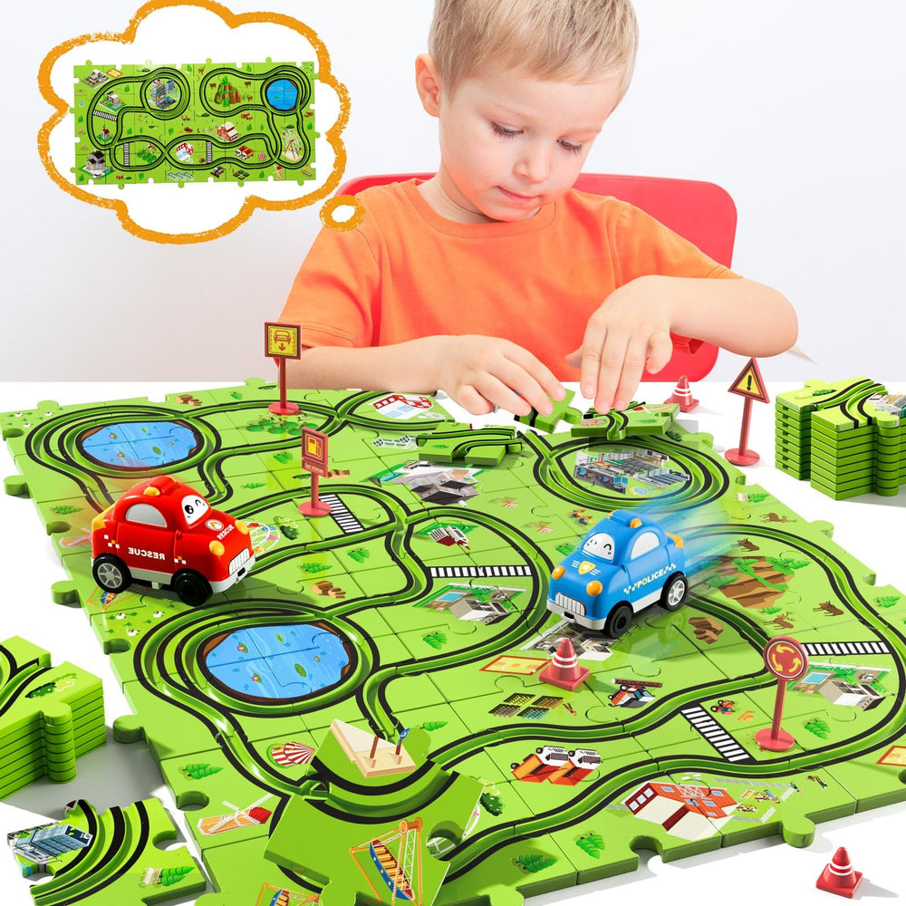 Beby Buty city theme road signs included for learning routes and navigation