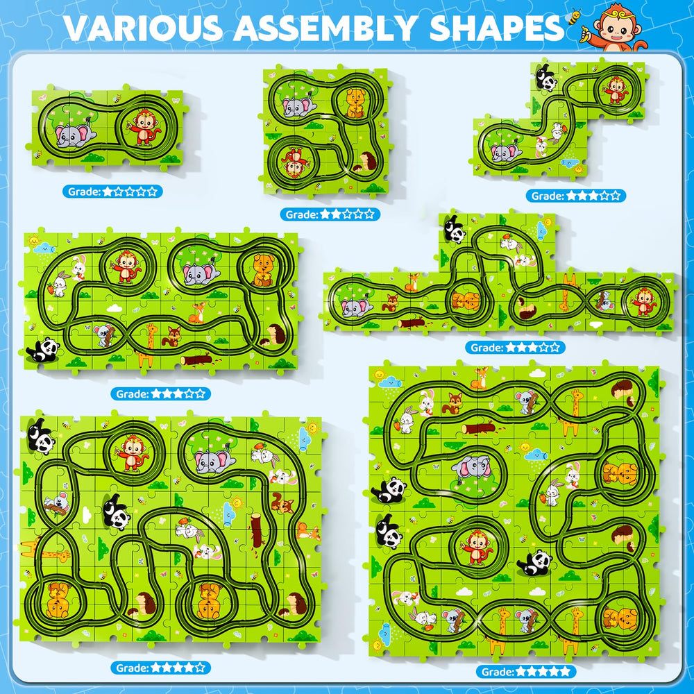 Beby Buty track car toy encourages hands on play and collaboration