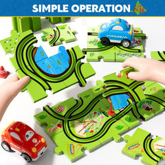 Beby Buty gift-ready puzzle race track set as a versatile birthday present