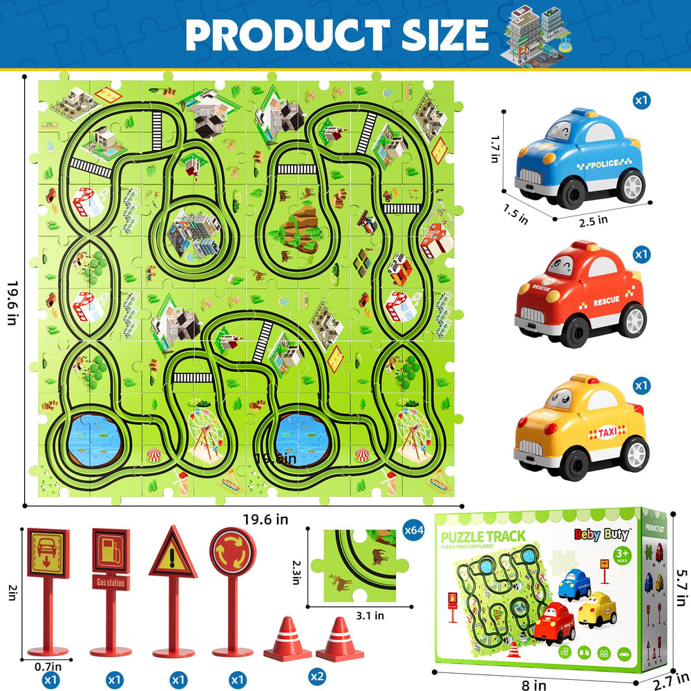 Beby Buty road signs six support pretend maps and routing.