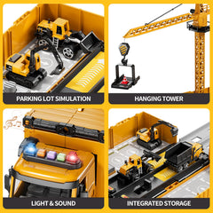 Beby Buty Rotating Tower Crane image emphasizes lifelike movement and weight-balanced lifting.
