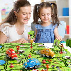 Beby Buty track glide motion shows a smooth racing path for kids.