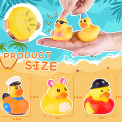 Beceel rubber ducks with mesh carry bag for easy storage