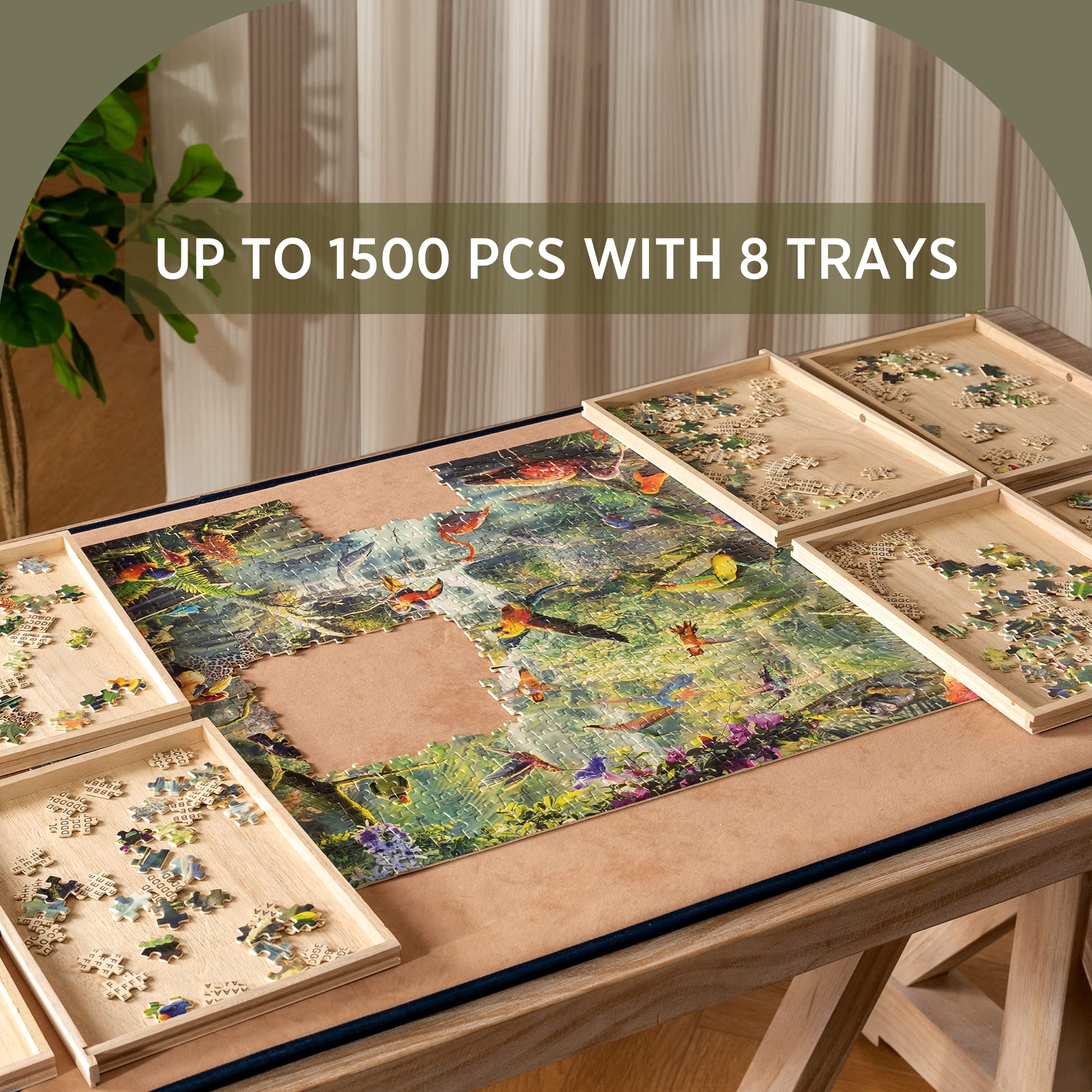 Becko US color-based sorting in sturdy wooden trays