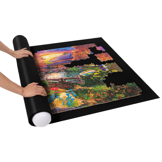 Becko US inflatable tube with anti-leak valve for durable puzzle rolling.