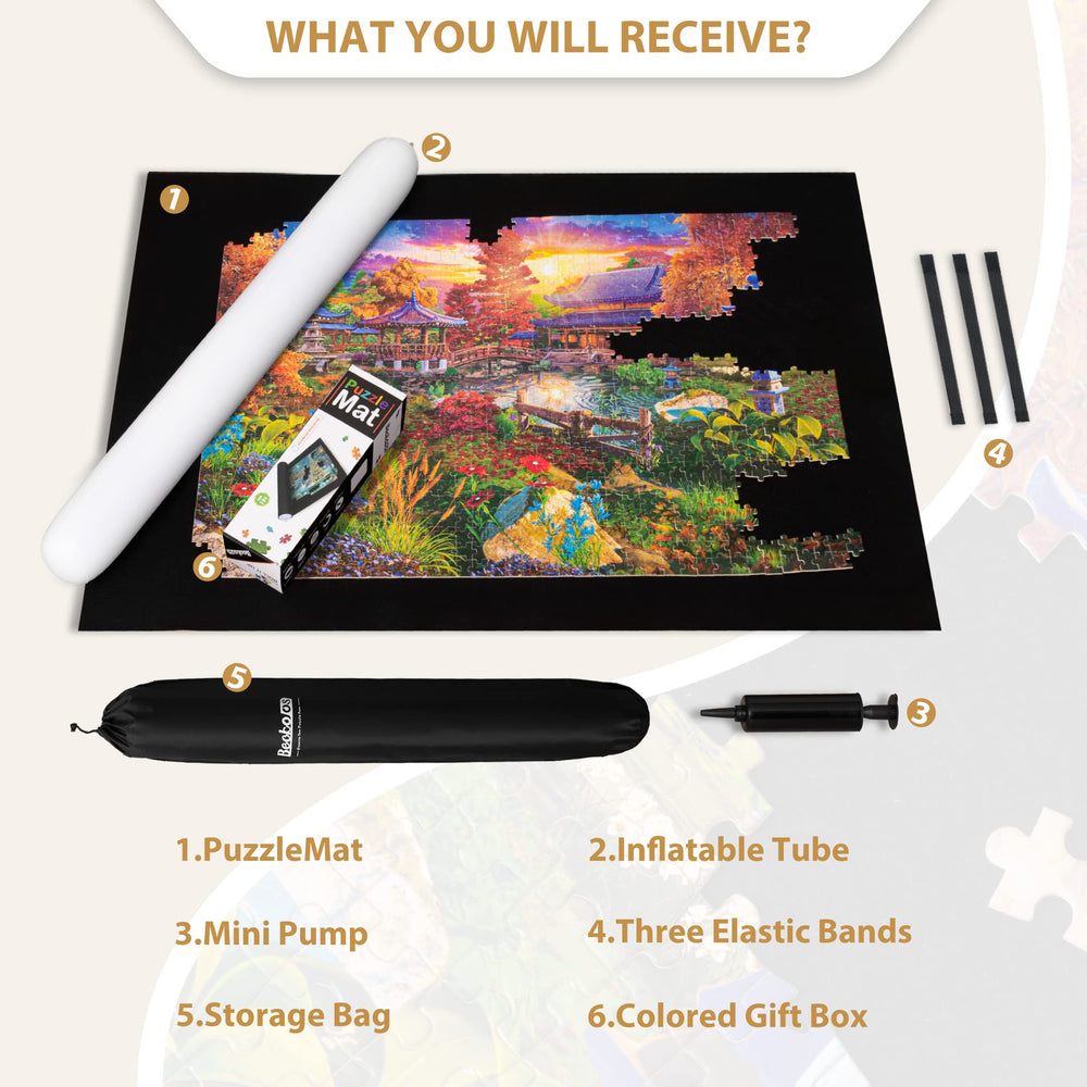 Becko US portable puzzle keeper set with accessories for on-the-go use.